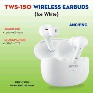 TWS-150 Wireless Buds Ice White