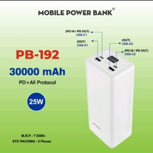 30000 mAh Power Bank 25W PB-192