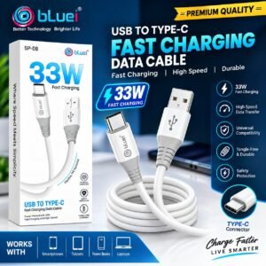 SP-08 33W Fast Type c Cable Blue i